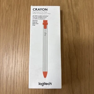 Logitech 914-000033 Crayon Digital Pencil for iPad 6th Generation and up! Orange - Picture 1 of 2