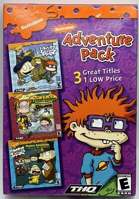 2003 Nickelodeon Adventure Pack PC CD ROM | Rugrats Wild Thornberrys - Small box - Image 1 of 2