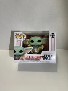 Funko Pop: Star Wars: The Mandalorian - Din Grogu w/ Armor #712 - NIB - Picture 1 of 6