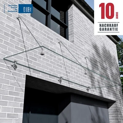 Vordach Haustürvordach Glasvordach Haustür VSG mit SGP Folie Pultvordach NEU!!! - Bild 1 von 4