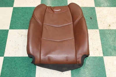 16-20 Escalade Brown Leather Heat Cool Passenger RH Front Seat Upper Cushion Foto 1 de 4