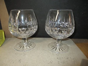 WATERFORD CRYSTAL KYLEMORE BRANDY SNIFTERS 5 1/8" Set of 2 L384 LK - Picture 1 of 5