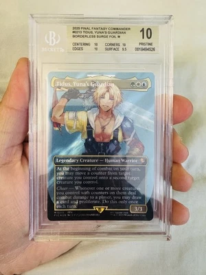MTG Tidus Yuna's Guardian Surge Foil BGS 10 Pristine M0213 Magic Final Fantasy - Image 1 of 2