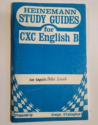 Zee Edgell's Beka Lamb, By Evelyn O'Callaghan, 1986 PB Heinemann Study Guides - Image 1 of 3
