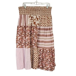 Universal Threads Maxi Skirt Patchwork Cottagecore Country XXL - Picture 1 of 5