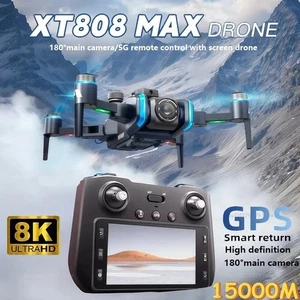 Drone Xiaomi XT808 8K HD Double Caméra GPS 5G Brushless Screen Pliable PRO RC - Imagen 1 de 10