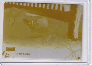 Walking Dead Season 4 Part 1 Metal Printing Plate 1-1 Yellow Under the Bed - Picture 1 of 1
