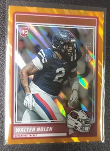 2025 Panini Score #78 Walter Nolen (RC) Orange Lava /799 - Arizona Cardinals - Bild 1 von 4