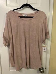 Jillian N Popover-Top Damen Größe 3x Rouge Neu mit Etikett - Bild 1 von 8