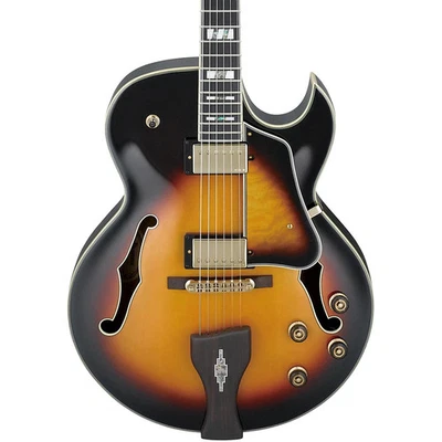 Ibanez LGB30 George Benson Hollowbody Electric Guitar Vintage Yellow Sunburst - Image 1 of 2