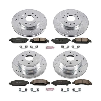 Powerstop K6560 Performance Racing Brake Kit OEM Without Calipers for 14-19 GMC Foto 1 de 4