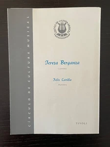 TEREZA BERGANZA - Lied Recital 19/04/1968 with Felix Lavilla - Picture 1 of 1