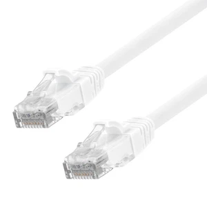 Ethernet Patch Cable CAT6A, UTP, 24AWG, 5 Ft, 10 pack, White - Picture 1 of 4