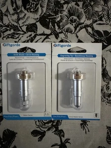 2 PACK Engraving Tip Knife Blade/Housing 12mm & Engraving Tip For Cricuit Makers - Picture 1 of 1
