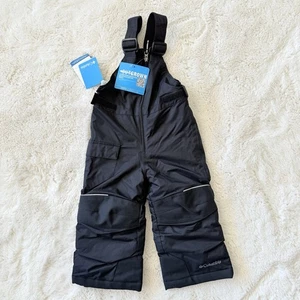Columbia Omni-Tech Youth 3T schwarz Schnee Trägerhose ausgewachsen reflektierend wasserdicht - Bild 1 von 5
