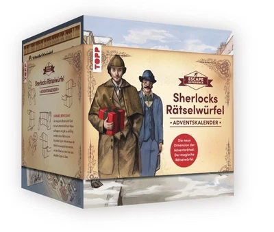 FRECHVERLAG GMBH, FRECH VERLAG GMBH Escape Experience – Sherlocks Rätselwürfel Adventskalender - NEU & OVP