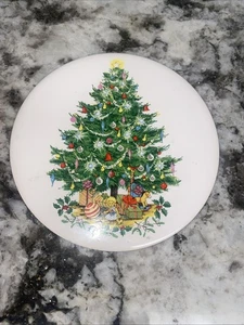 Árbol de Navidad de colección H&R Johnson Ltd Inglaterra Trivet 6"" - Imagen 1 de 5