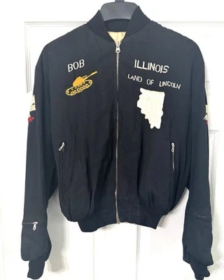 Chaqueta de recuerdo militar vintage Alemania Schweinfurt ¡REVERSIBLE DE VUELTA DEL INFIERNO!! Foto 1 de 4