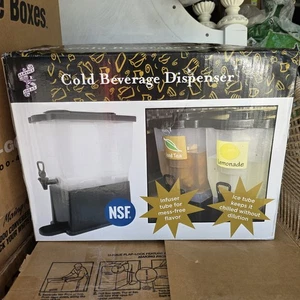 Service Ideas Cold Beverage Dispenser 3 Gallon NSF Iced Tea Lemonade Infuser - Picture 1 of 4
