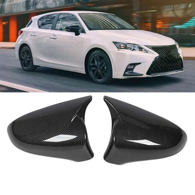Cubierta de espejo retrovisor de fibra de carbono EE. UU. para Lexus IS RC GS 200 300 350 F SPORT 2014-2019 Foto 1 de 4