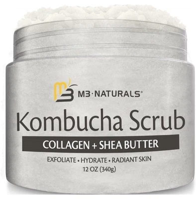 M3 Naturals Kombucha Exfoliante Colágeno + Manteca de Karité, Exfoliar, Hidratar la Piel Foto 1 de 3