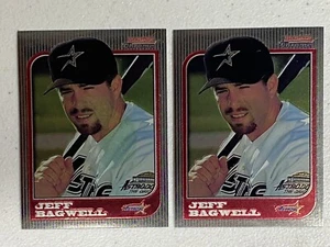 Lot of 2 1997 Bowman Chrome #68 JEFF BAGWELL Astros - Picture 1 of 2