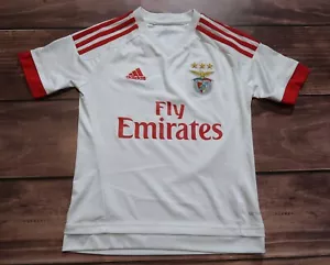 ⚽Adidas Football Shirt Benfica Away Soccer Jersey 2015 2016, Boy`s Size S - Picture 1 of 18