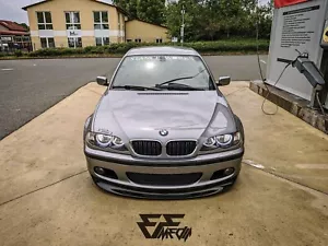BMW 3 E46 M SPORT M Tech 2 CSL LOOK FRONTLIP FRONTSPOILER SPOILER SPLITTER - Bild 1 von 7