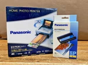 Panasonic KX-PX10M Home Photo Printer SD Slot TV Slideshow 16:9 Wide Print USB - Picture 1 of 2