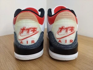 Nike Air Jordan 3 Retro SE-T CO JP Red Denim Rare Japan Exclusive Size UK 9 - Picture 1 of 12