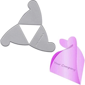3D Box Metal Cutting Dies for Card Making, Your Company Words Die Cuts  - Picture 1 of 5