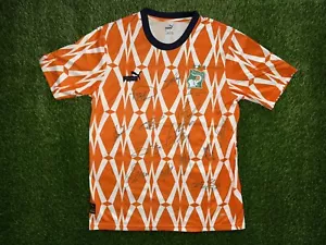 GENUINE IVORY COAST SIGNED 24/25 SHIRT FT KESSIE, HALLER, EXACT PROOF SHOWN (B) - Picture 1 of 3