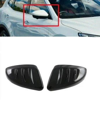 Gloss Black Side View Mirror Cover Caps Trim For 2024 MG HS Accessories - Image 1 of 4
