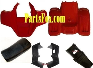 Kazuma Meerkat Plastic body grill seat Feet RED Redcat 50CC ATV 70cc Hensim - Foto 1 di 5