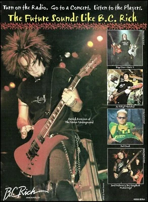 The Union Underground Static X Switched Morbid Angel B.C. Rich Guitar 2002 ad - Image 1 of 3