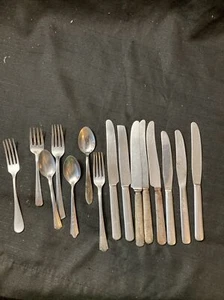 Vintage 15-teiliges Set Edelstahl Besteck MCM - Bild 1 von 11