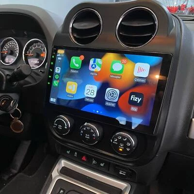 8-Core 4+64G Carplay Car Radio GPS For Jeep Compass Patriot 2010-2016 Android 13 - Image 1 of 4