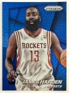 James Harden 2014-15 Panini Prizm Blue Mojo #25 Houston Rockets NBA - Picture 1 of 2