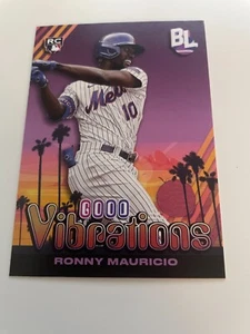 2024 Topps Big League Good Vibrations GV-18 Ronny Mauricio Mets Rookie 04 - Picture 1 of 1
