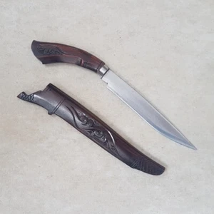 Coltello tradizionale etnico Badik Bugis fatto a mano Indonesia Pencak Silat - Foto 1 di 5