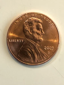 2023 D Lincoln Shield one penny Coin - Picture 1 of 2