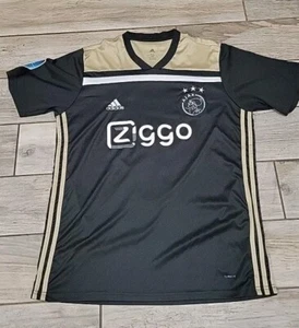AJAX AMSTERDAM 2018 2019 THIRD SHIRT JERSEY ADIDAS Sz XL #6 VAN DE BEEK READ - Picture 1 of 18