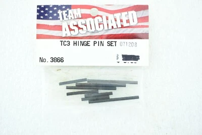 Team Associated RC10 TC3 Hinge Pins Set ASC3866 3866 TC-3 Sedan On Road AE - Image 1 of 2