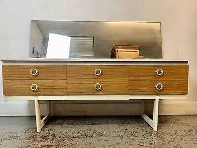 A Vintage Retro Melamine Dressing Table 1960’s. Rare & Beautiful. 70 Years Old. • 245£