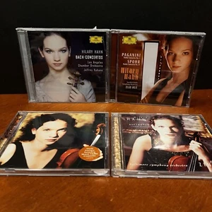 Lot: Hilary Hahn CD Violin Bach Concertos Paganini Spohr Beethoven Barber Meyer - Picture 1 of 8