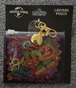 UNIVERSAL HALLOWEEN HORROR NIGHTS 2024 LANYARD POUCH WITH LIL' BOO CHARM HHN - Bild 1 von 4