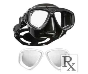 ScubaPro Zoom Prescription Scuba Dive Mask with Optical Vision Correction - Picture 1 of 9