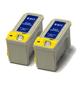 2x Black Compatible (non-OEM) Ink Cartridges to replace T017 Sunflower - Picture 1 of 1