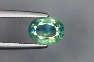 Natural Teal Sapphire 1.72cts, AIG gemstone certificate - Picture 1 of 4
