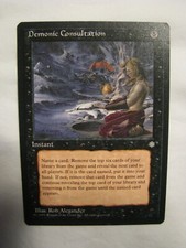 MtG - ENGLISH - Ice Age - Demonic Consultation